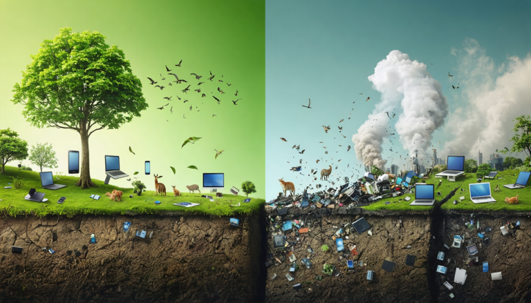 die Auswirkungen des digitalen Konsums auf unsere Umwelt bewerten